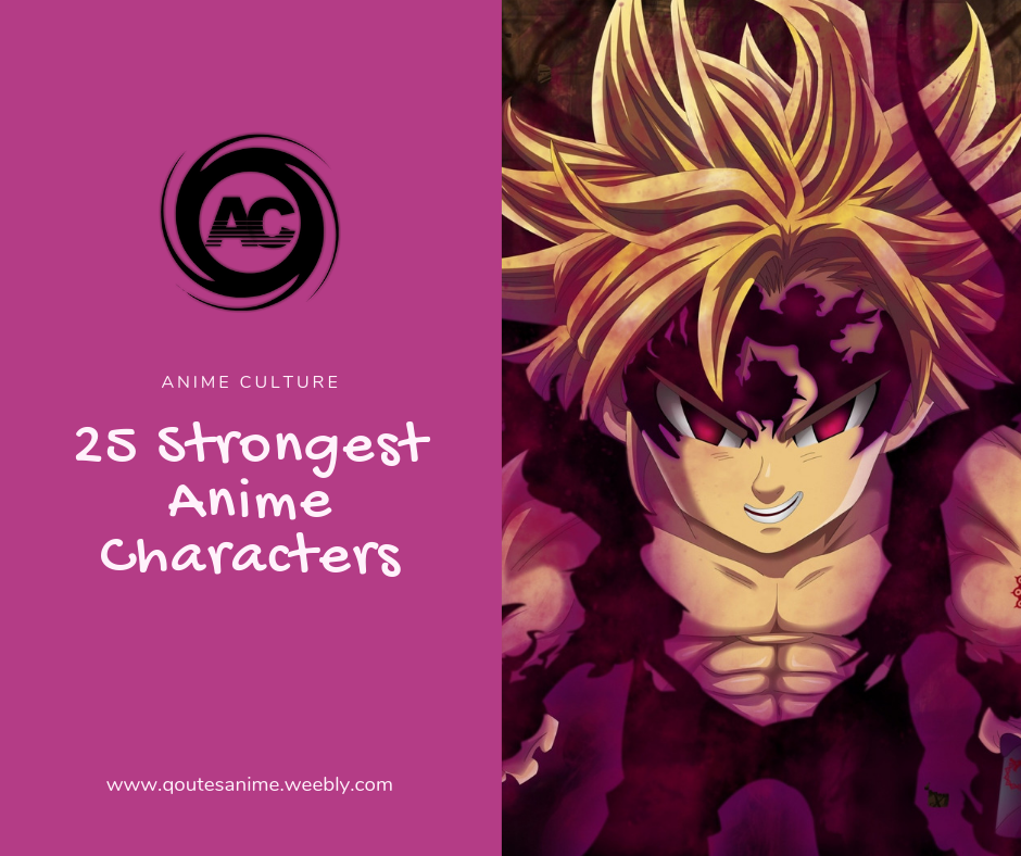 Top 25 Strongest Anime Characters